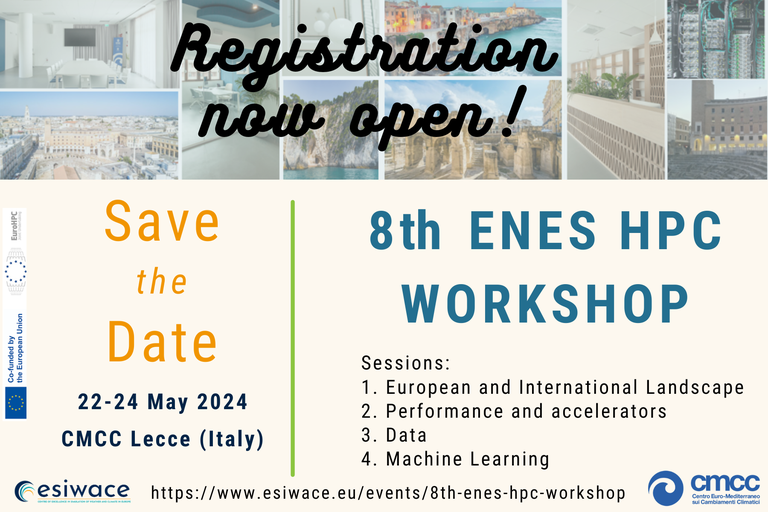 8th ENES HPC workshop