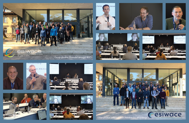 Photo impressions from the ESiWACE2 Final GA & ESiWACE3 Kick-Off Meeting 2023 at BSC in Barcelona