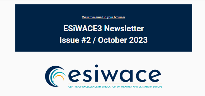 2nd issue of the ESiWACE3 Newsletter