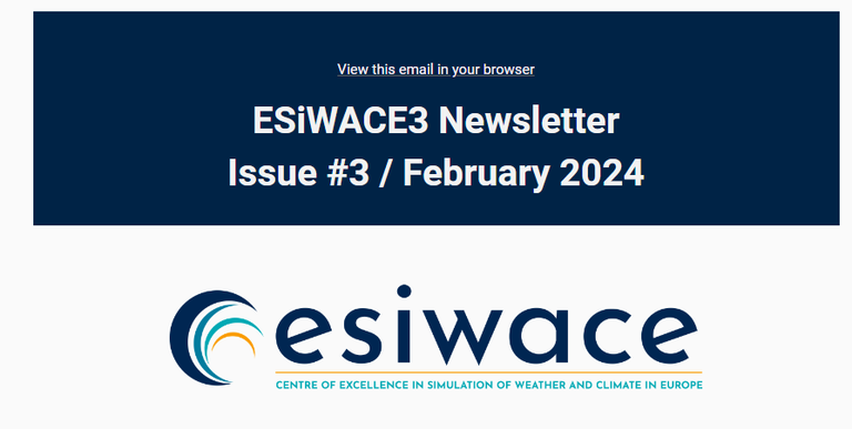 3rd issue of the ESiWACE3 Newsletter