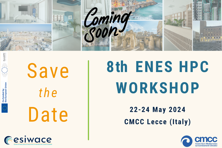 8th ENES HPC workshop